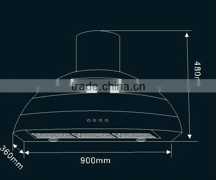 Austrian Kitchen Ventilator, Hood Range