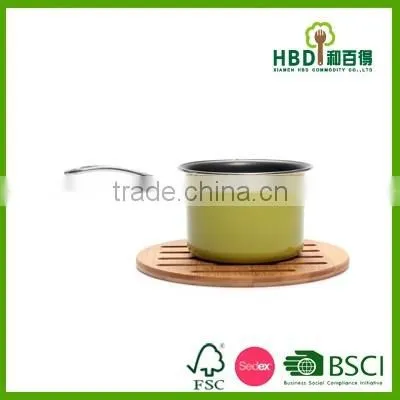 Durable square bamboo trivet,bamboo pot mat,bamboo pot holder