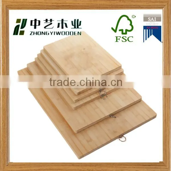 2015 china factory suppliers hot selling FSC&SA8000 OEM kitchen wooden pizza cutting board with cheese tool set