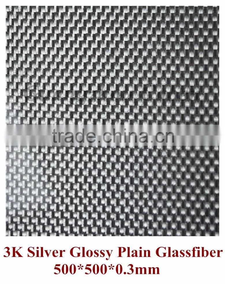 3K Plain silver fiberglass sheets price