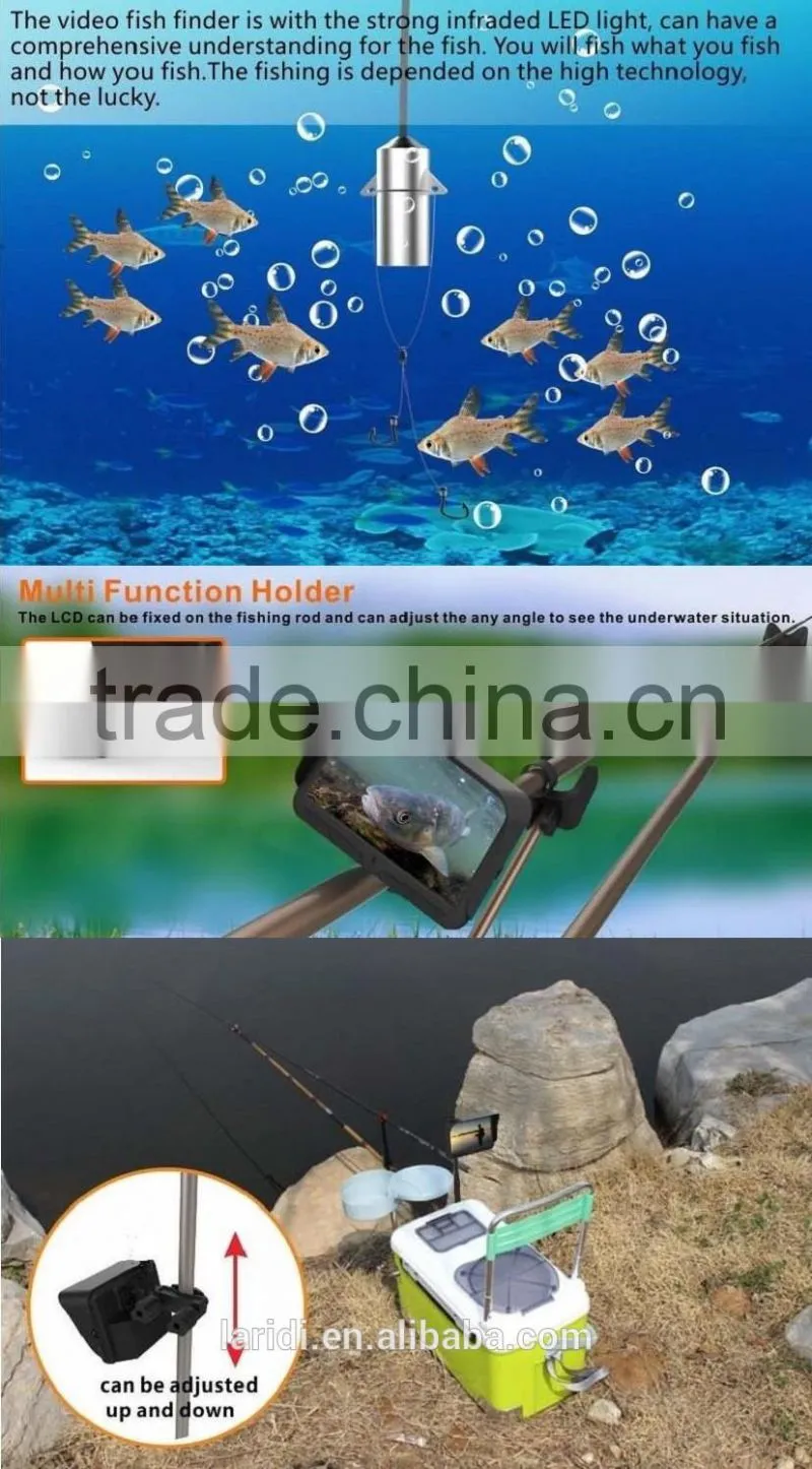 2016 New product Fish finder X3 4.3 inch monitor underwater IP7 video camera Vision fishing equipment