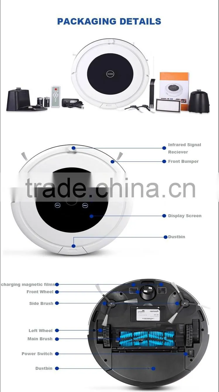 robotic vacuum cleaner mini battery vacuum cleaner home vacuum cleaner
