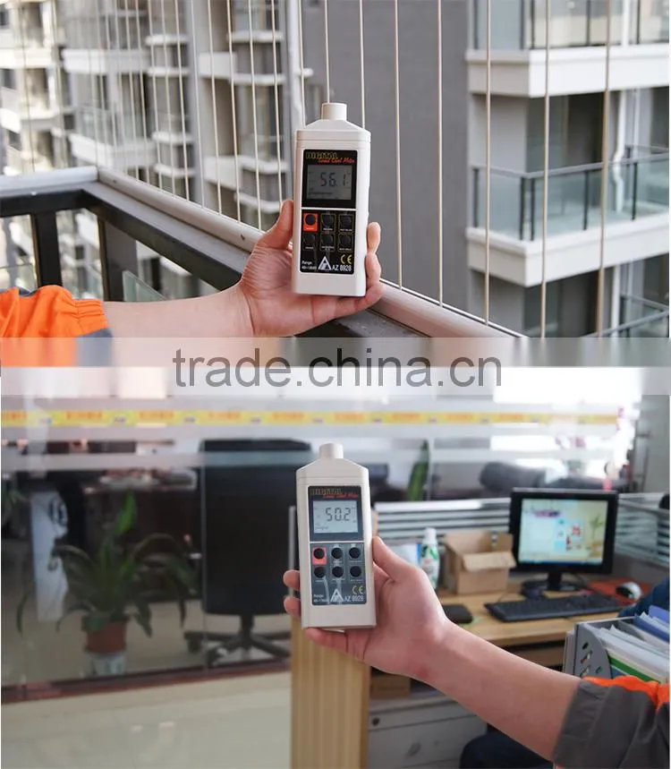 Digital Automotive Sound Level Meter AZ8928 Low Frequency Noise Tester Precision Decibel Meter