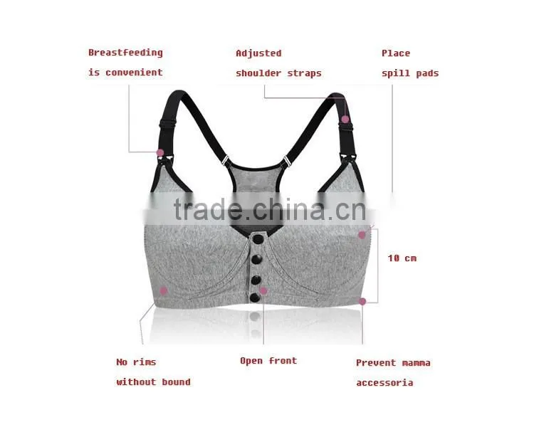 Cotton Vest Nursing Bra Brand Plus Sizes Wireless Maternity Bra for Pregnant Women