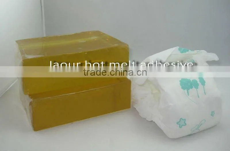 Hot Melt Adhesive for Elastic Application of Diapers