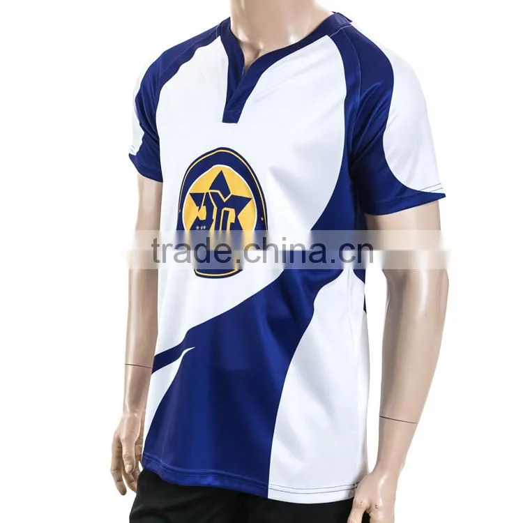 no minumum Digital Printing polyester dry fit tight fit national rugby jersey