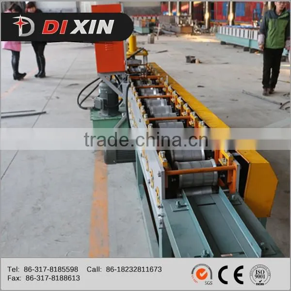 Dixin manufacturer steel fence post roll forming machine with train service