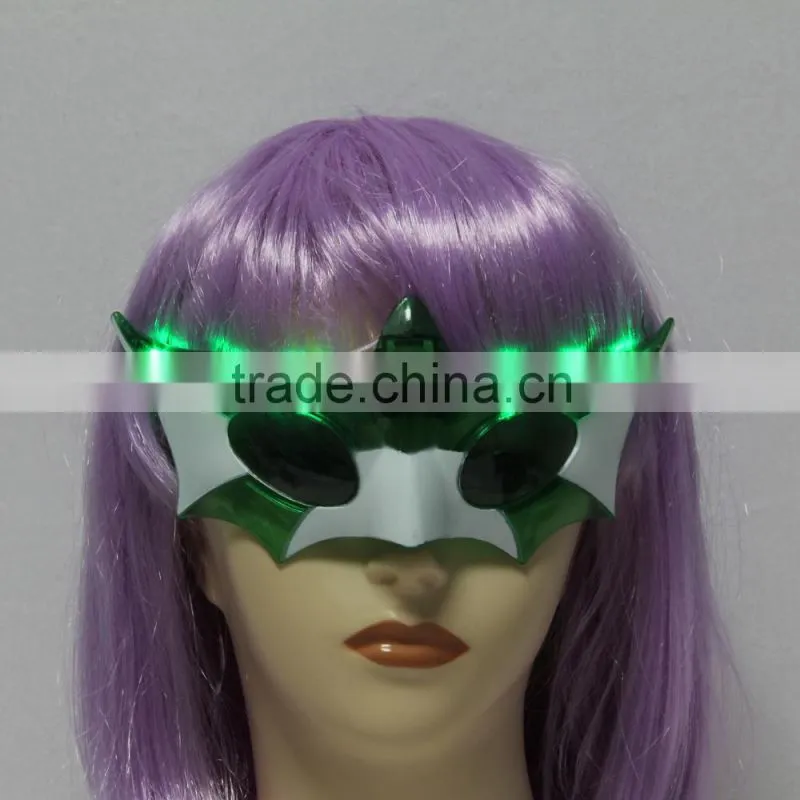 Nightclub bar Carnival Halloween Christmas party supplies, Light glasses LED glasses 6 lights batman glasses