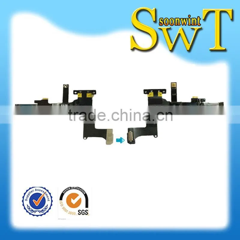 good quality oem for iphone 5c proximity light sensor + front camera flex cable replacement in alibaba