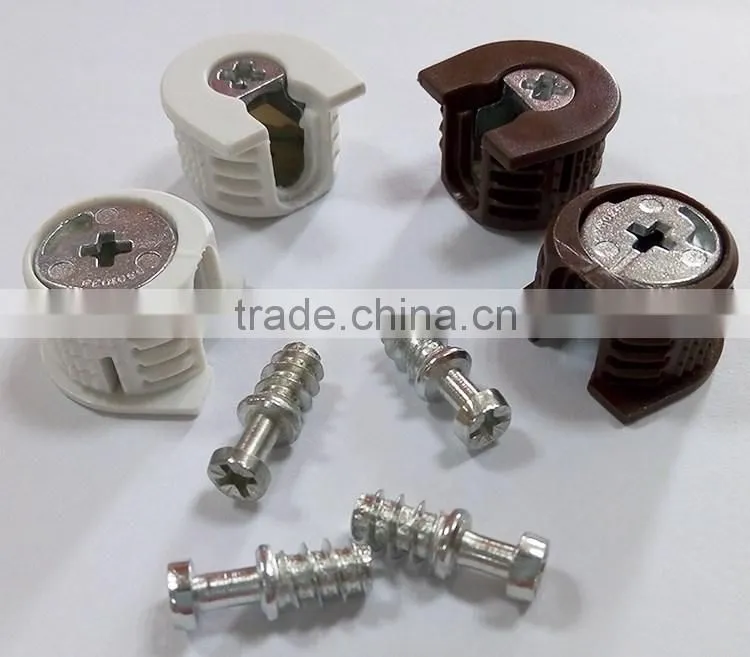 Furniture Hardware Plastic Screw Shelf Support