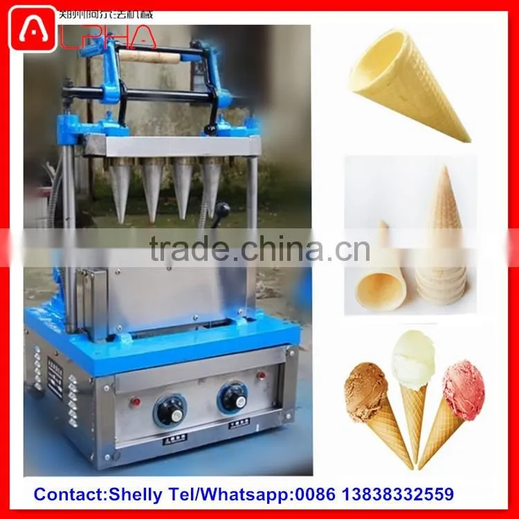 Ice cream cone wafer biscuit machine waffle cone machine