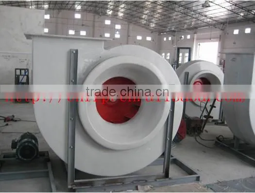 PP material centrifugal fan for anti corrosion