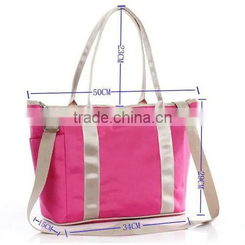 Multifunctional Beige Polka Dot Diaper Shoulder Bag (BMTN004)