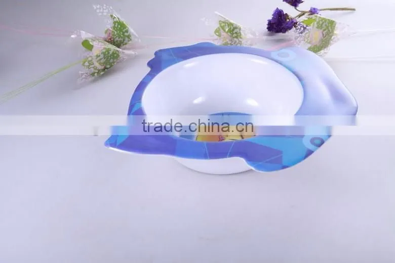 baby melamine anti scald baby bowls with different decal, feeding bowl for baby, melamine chinese soup bowls