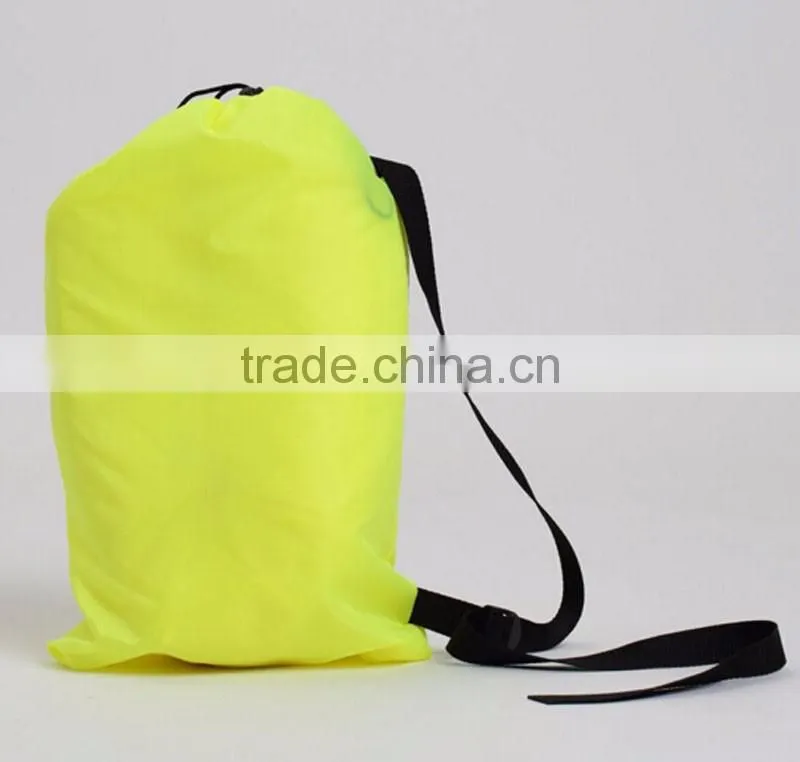 Fast filling drop bean shape waterproof Inflatable lazy sofa /bed/Hangout Lounge Sleeping Bag Inflatable Air Sofa