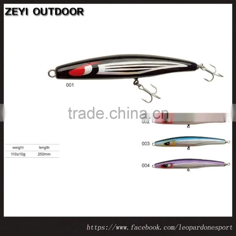 New Fishing Stickbait Popper Lure Wooden Bait For Sale