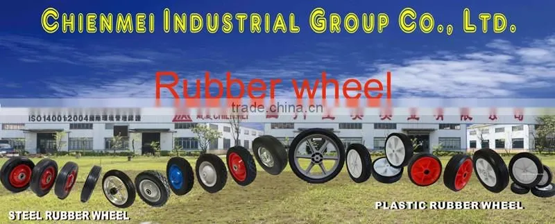 industrial wheel 6 inch pneumatic rubber wheel/polyurethane wheel