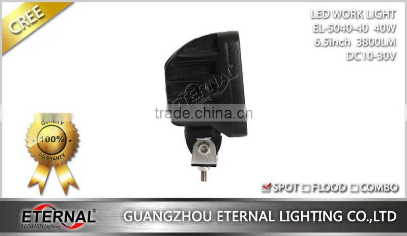 6.5in 40W high power offroad motorcycle ATV UTV SUV driving light for truck trailer tractor harvester agriculture equipments