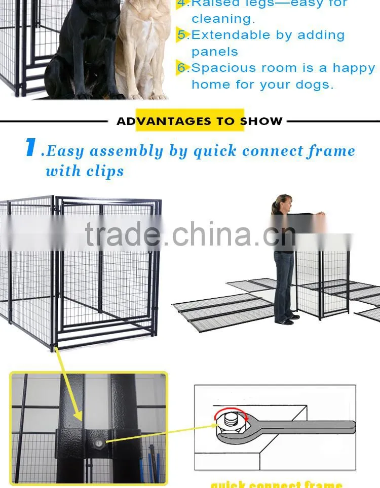 Large modular 6ft dog kennel cage Do It Yourself Modular Outdoor Dog Kennel