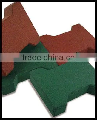 Recycling Crumb Rubber Mats/Brick/dog-bone paves