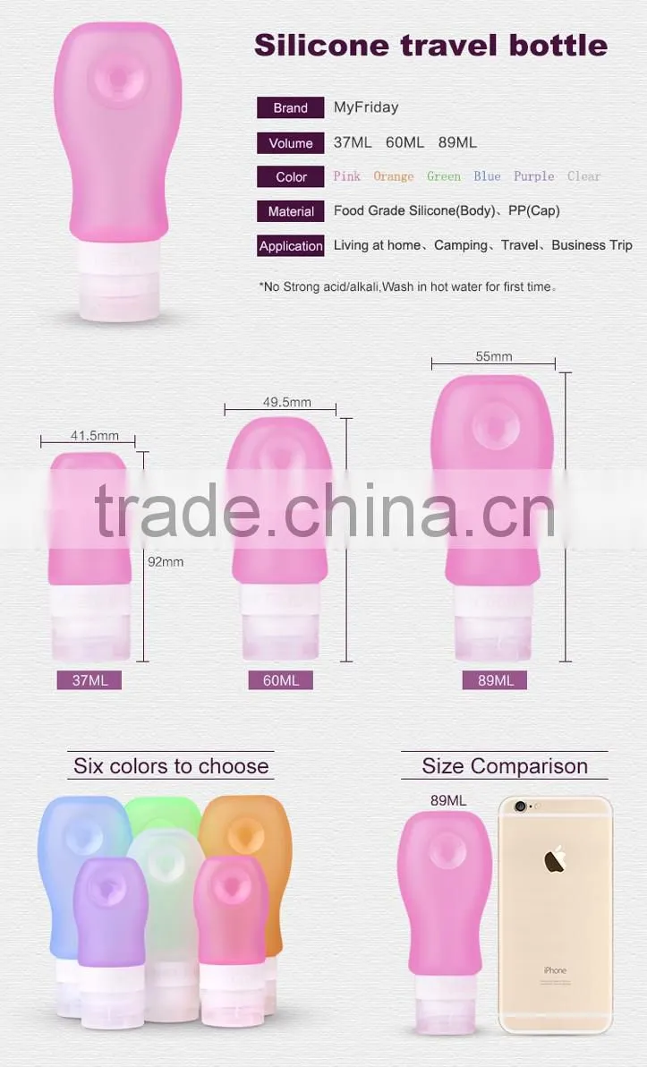 Silicone Travel Container with Sucker