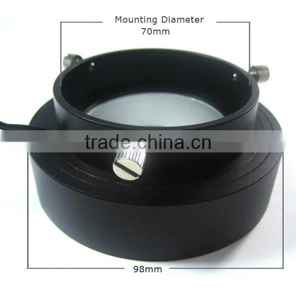 80 LED Camera Microscope Ring Light CE Illuminator Warm White 70mm Diameter 50 - 240mm Working distance