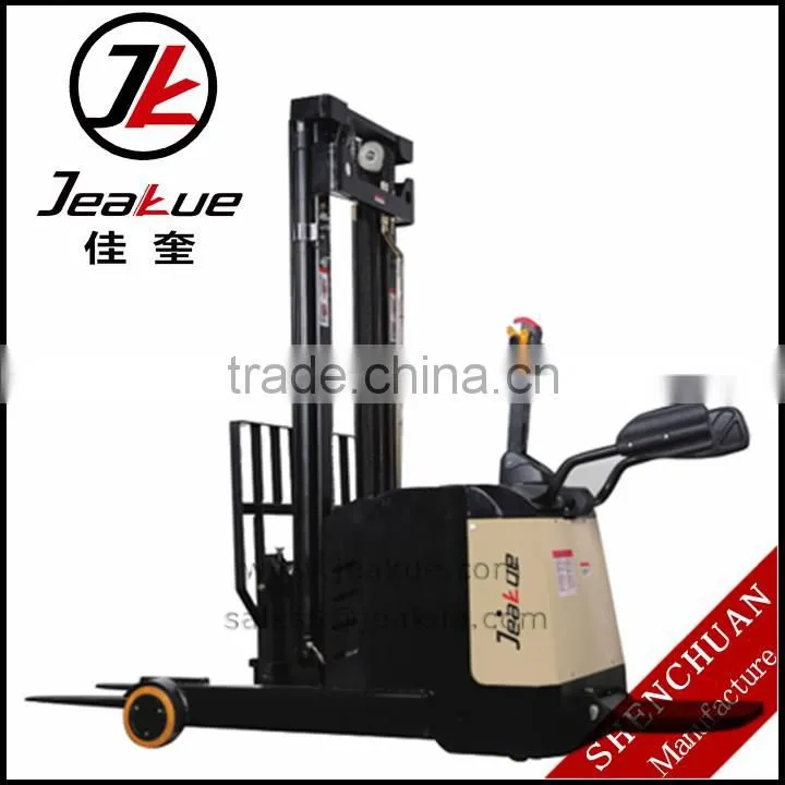 High quality ISO CE Approved 1.2T mast reach full electric stacker forklift