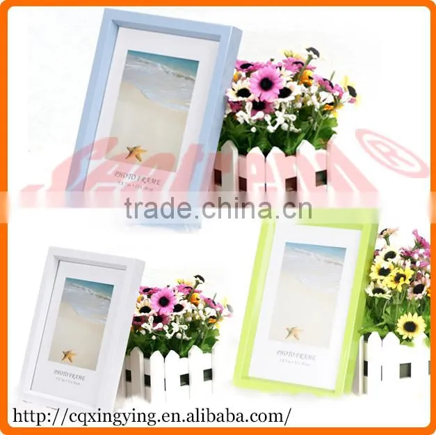 Made in China Wedding Invitation Curved Apple shape Acrylic Photo Frame