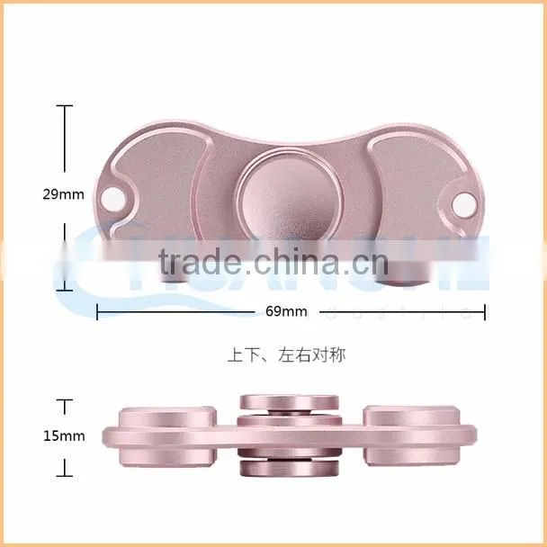 Hot sales Fidgets Spinner Toys Aluminum two finger gyro Long Time