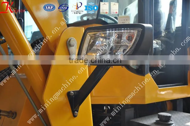 Backhoe loader with famous brand engine