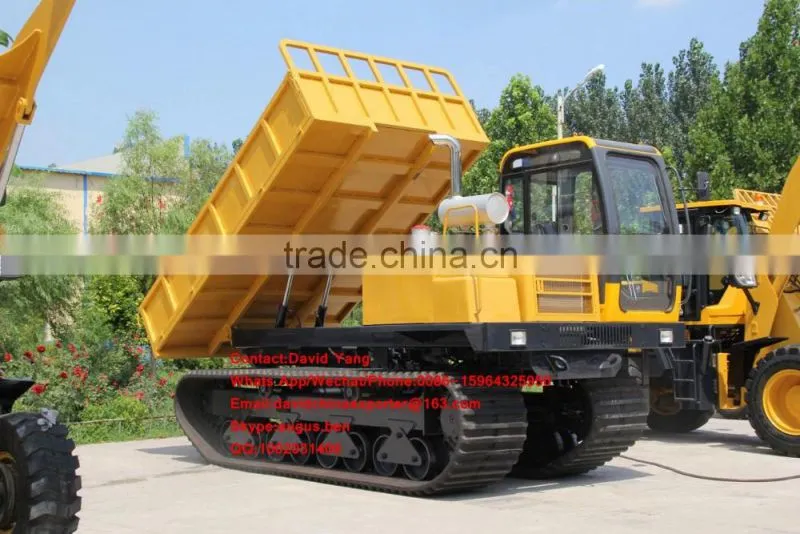 6 tons capacity full rubber track dumper in stock for sale