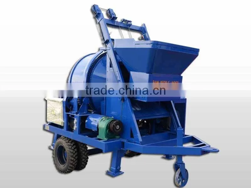 HBT60-11RS diesel small trailer concrete screed pump