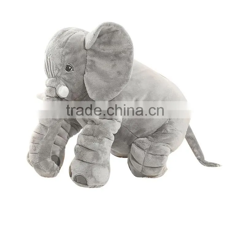Promotional custom Baby Children Kids body Sleep soft Plush Elephant Pillow Toy