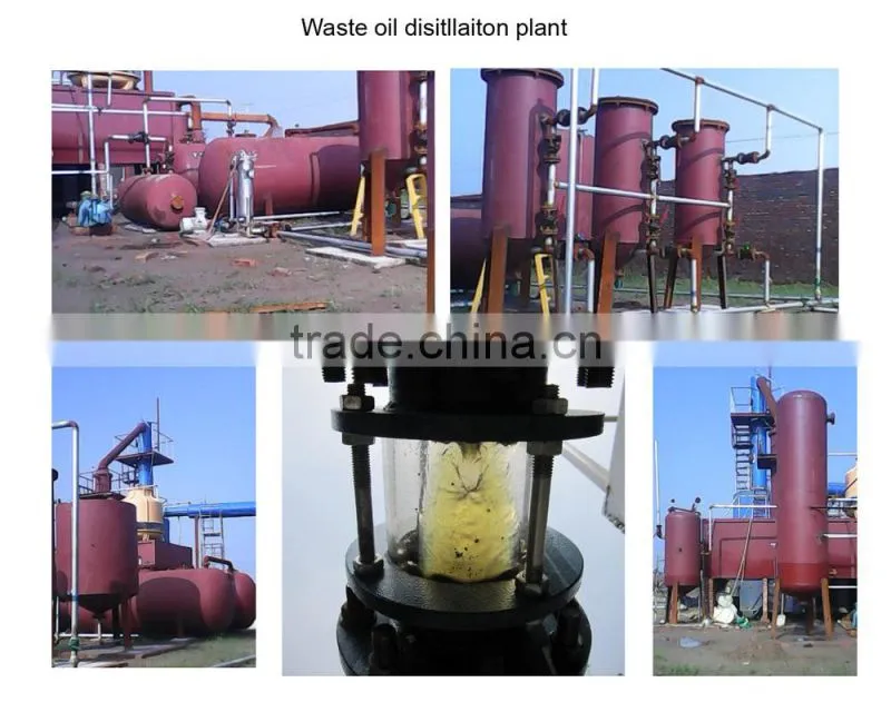 Continuous Waste Oil Distillation Recycling Machine to Diesel