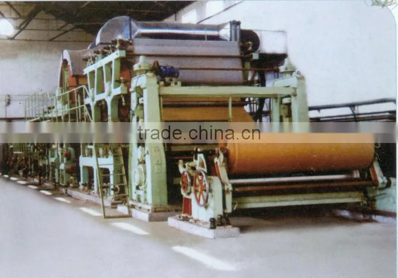 1575mm 10-15T/D Double-dryer and Double-mould Corrugated Medium Paper Machine