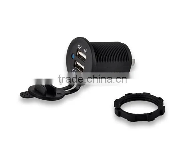 Dual USB Charger Socket 12V Power Outlet