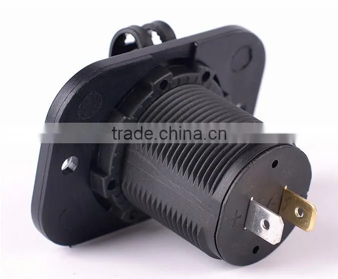 Car Waterproof Dual USB Socket with Mounting Panel