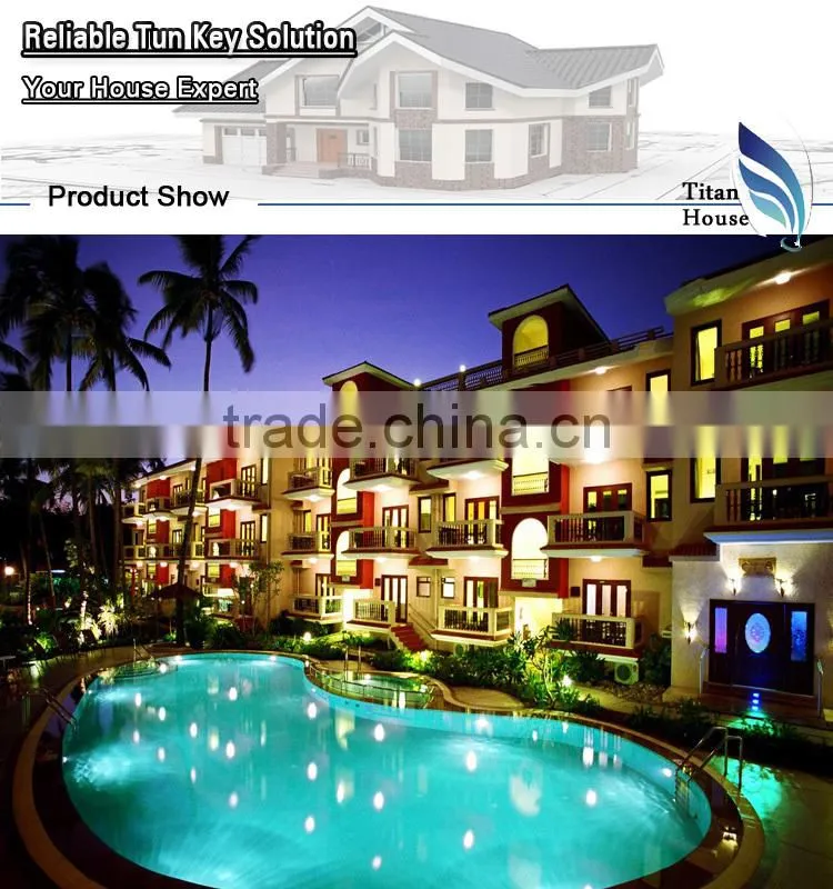 Galvanized Steel Frame Kit Apartment Complex For Rent