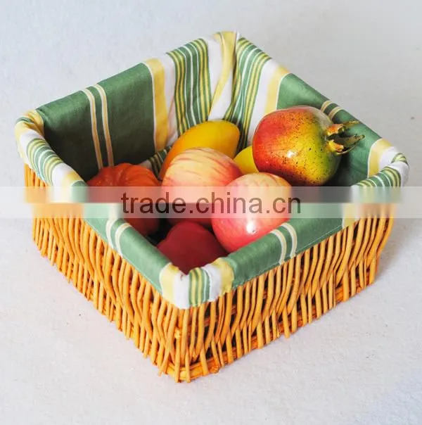 Eco-friendly oval bread basket willow basket