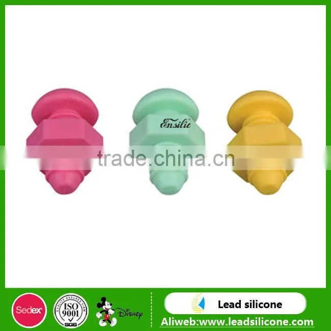 Keep fresh anti-dust custom silicone wine bottle stopper