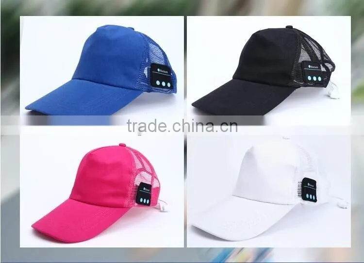 Bluetooth Music Sunhat Mesh Cap Summer Sun Hat Fashion Smart Bluetooth Music Headset Hat Baseball Caps For Sale