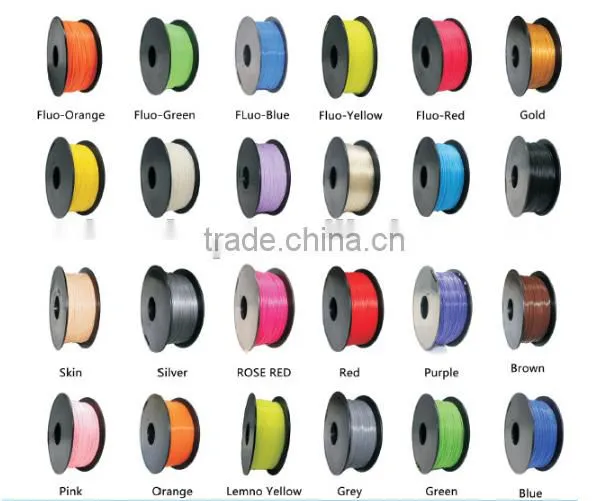 Best Quality 3D Printer Filament ABS/PLA 1.75mm 20 Colors 3D Pen Filaments Cheap Factory Price