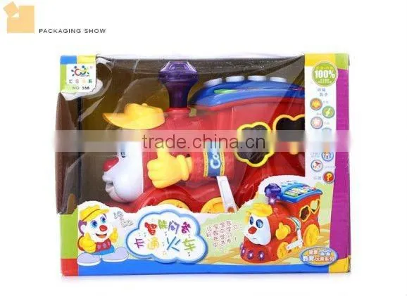 Supply fashion palstic intelligence toys train small order
