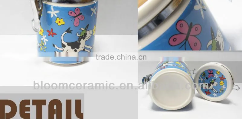 Porcelain airtight jar for wholesale