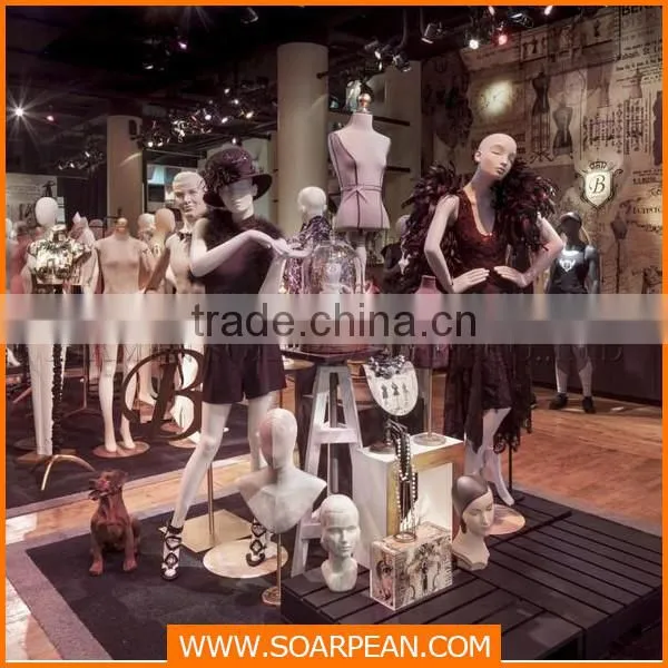 Custom fiberglass rack display stand clothes display stand for shop