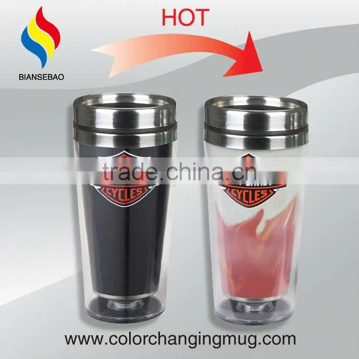 Top Hot Selling Hot Color Changing Mug 450ml Stainless Steel Thermo Mug