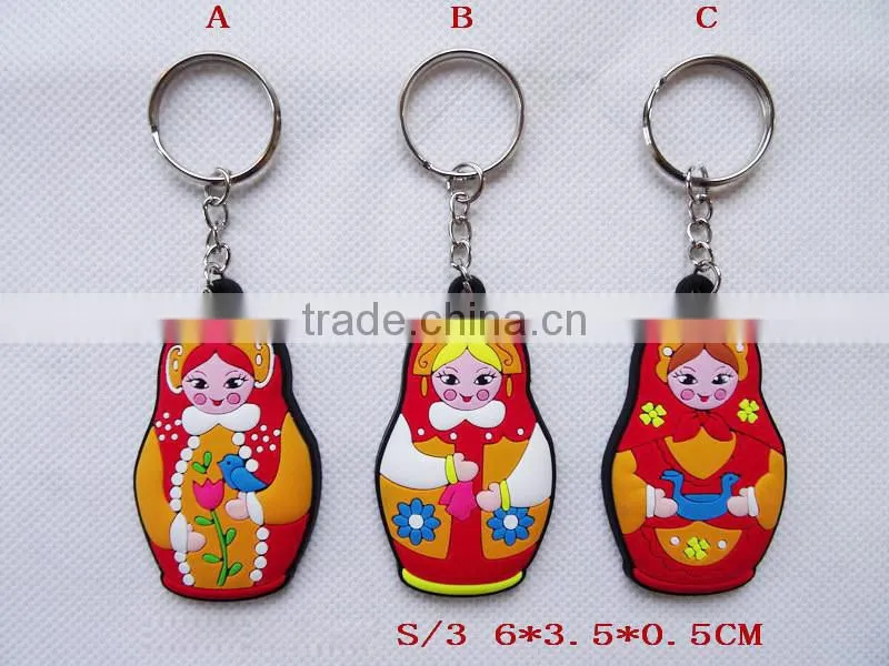 Russian Souvenir Custom Russian Dolls Keychain
