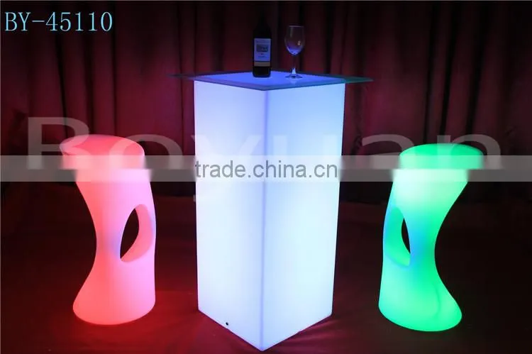 Remote control LED Square Bar Table with color changing