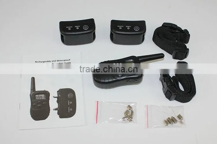 Rechargeable and waterproof training collar
