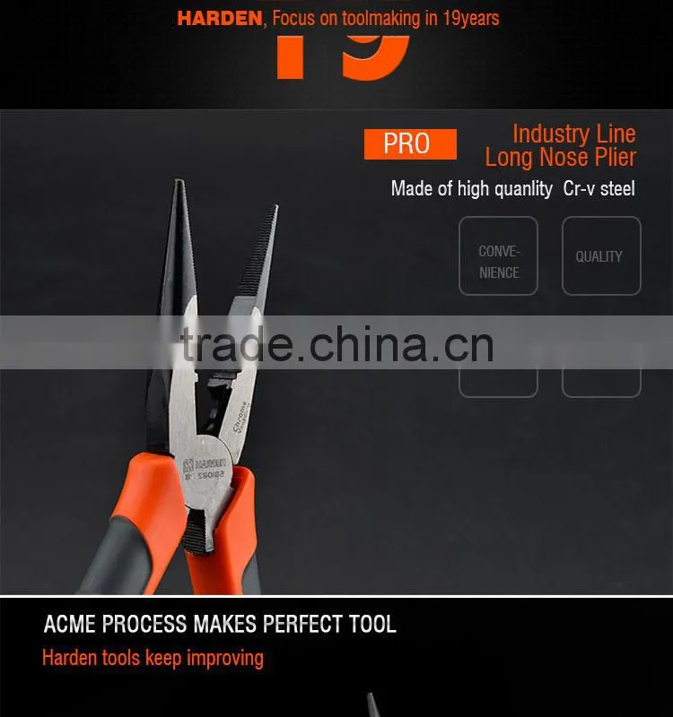 Professional Hand Tool Industry Line Long Nose 6" Plier